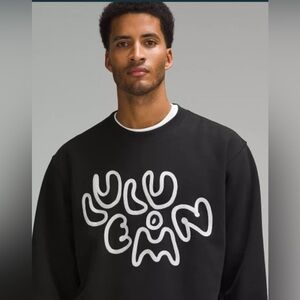 lululemon athletica Black Crewneck Sweater